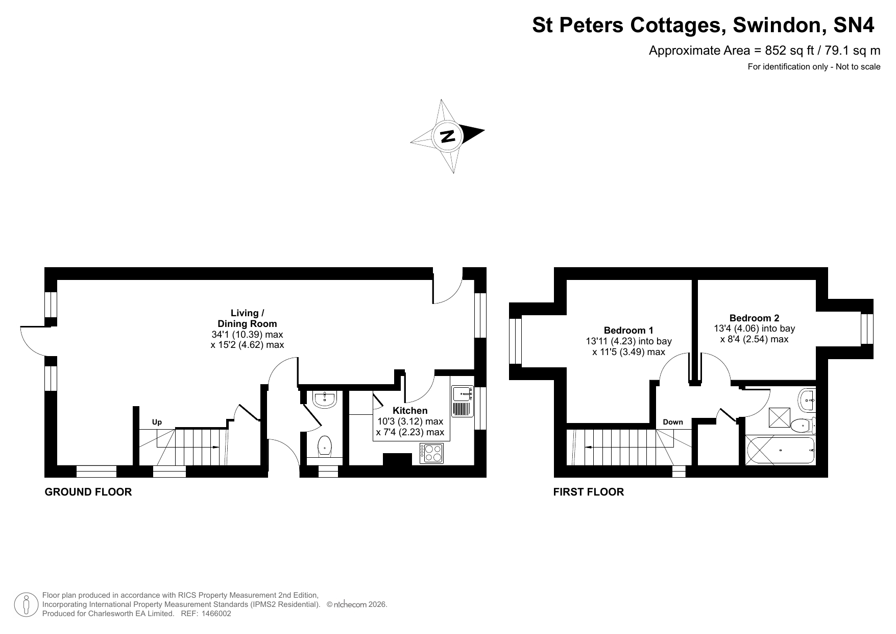 7, St Peters Cottages, Broad Hinton floorplan