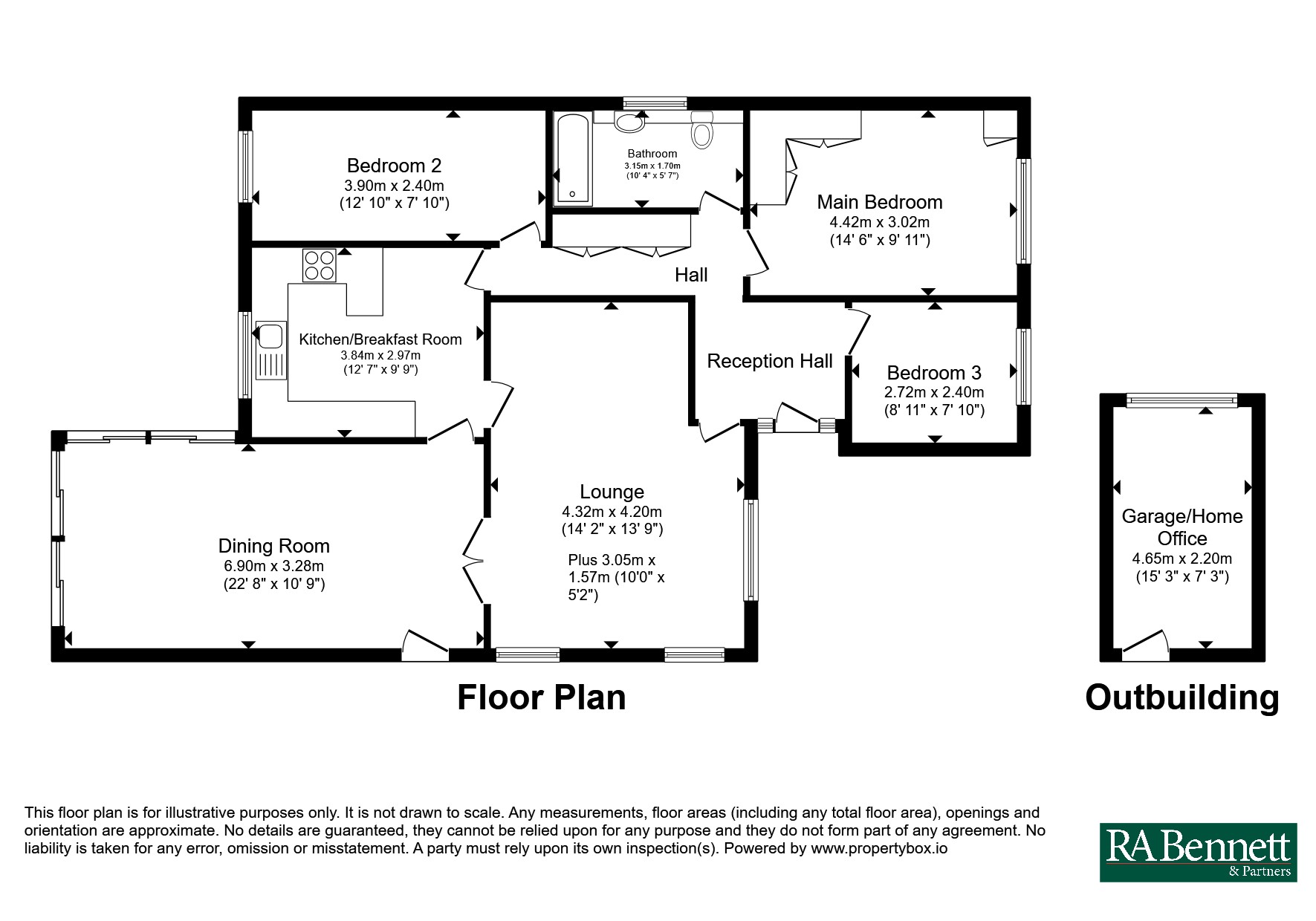 149, Columbia Drive, Worcestershire floorplan