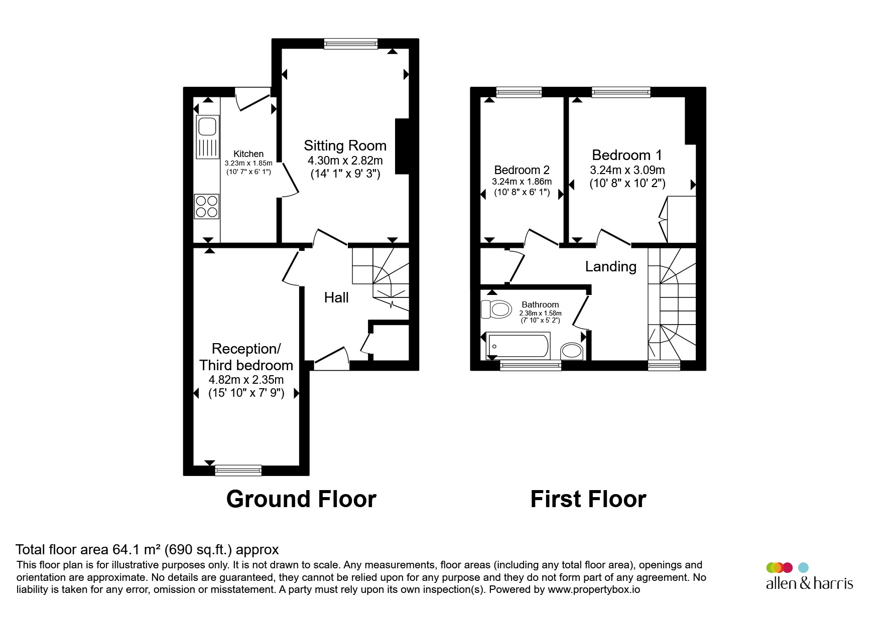 15, Poplar Close, Oxford floorplan