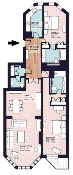 Thorney Court, London floorplan
