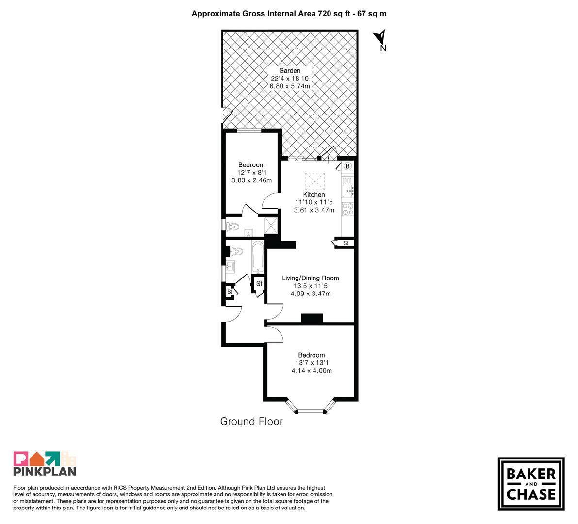 133, Farndale Avenue, London floorplan