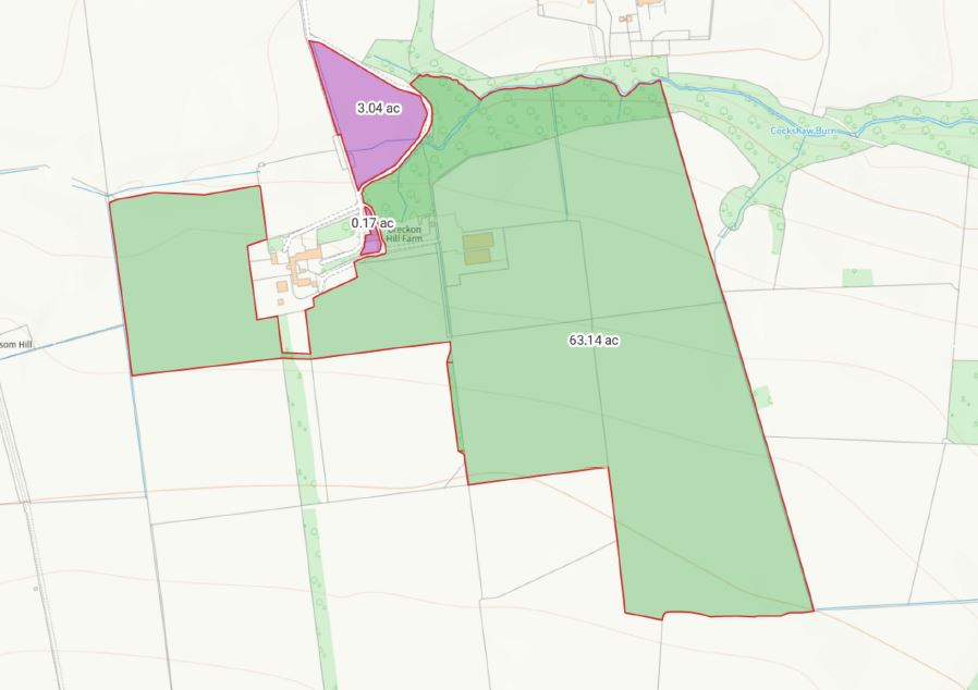 Breckon Hill Farm, Lowgate, Hexham, Northumberland NE46, land for sale