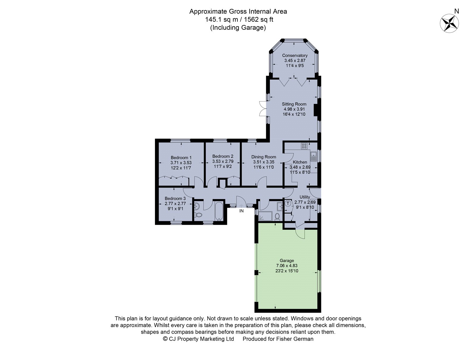 3 Bedrooms Detached bungalow for sale in School Lane, Tiddington, Thame OX9