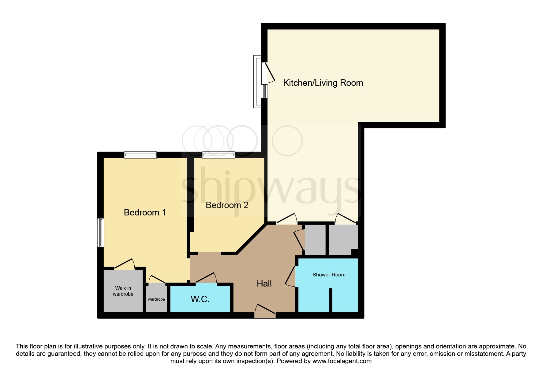 Flat 35, Knox Court, Bilton Road, Rugby floorplan
