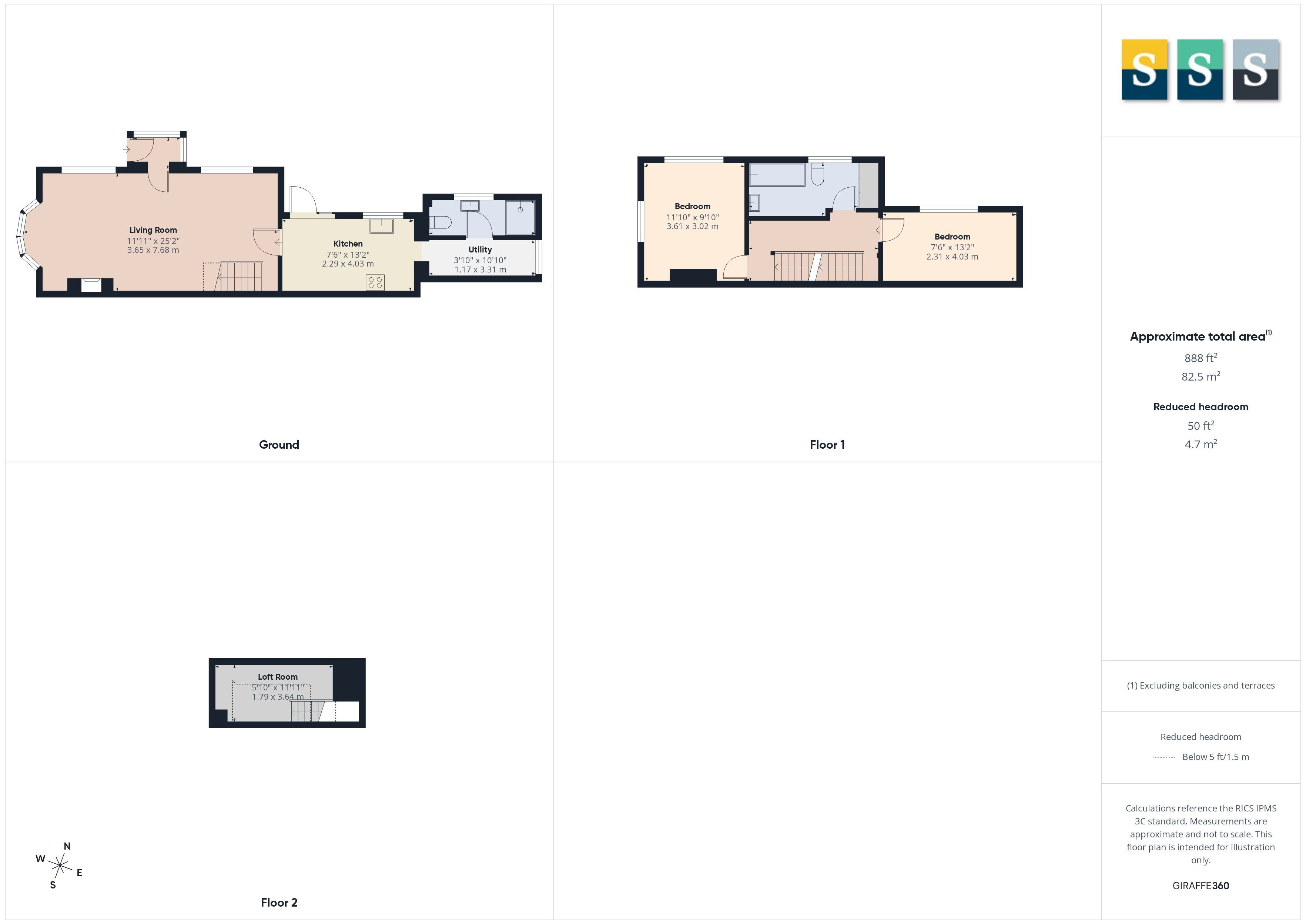 1 Heatherwells Cottages,, MacDonald Road, Surrey floorplan