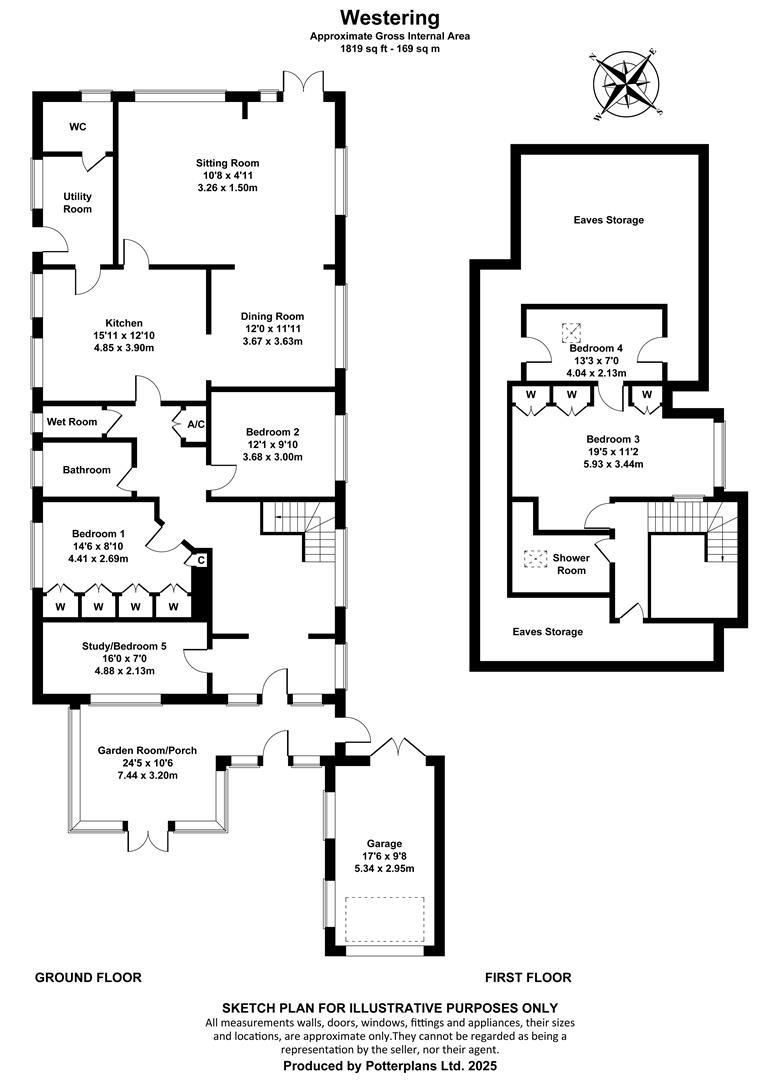Westering, Swains Lane, Bembridge floorplan