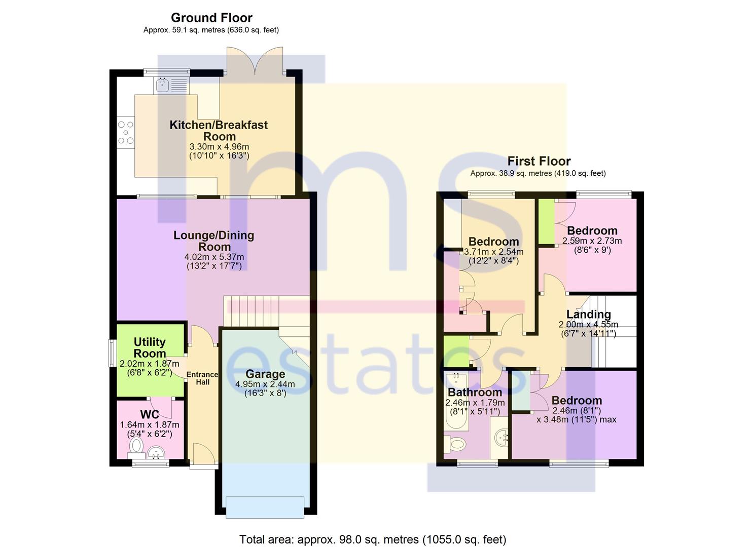 Heron Drive, Nottingham floorplan