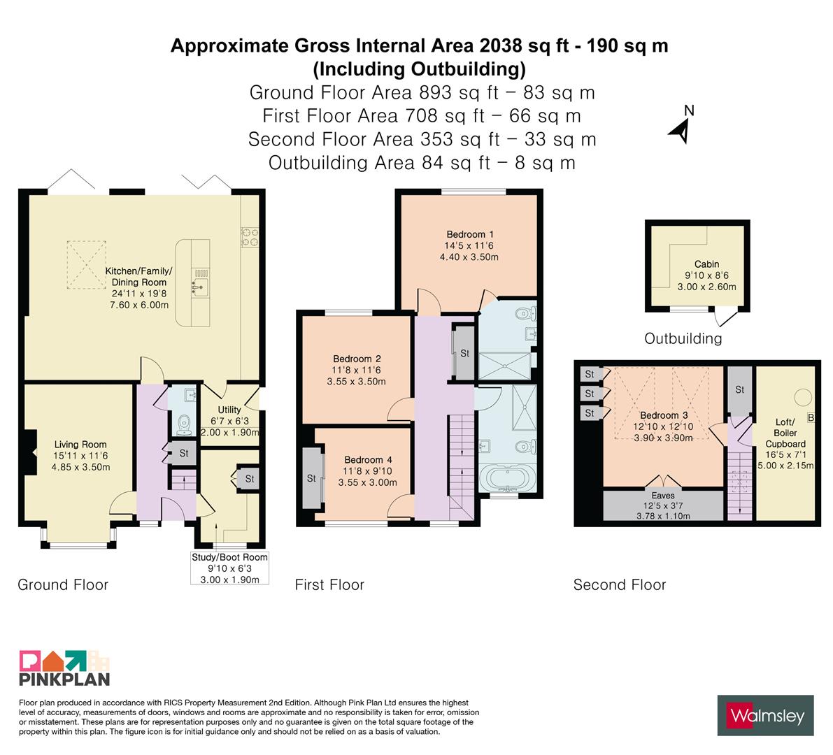 Knights Way, Emmer Green Reading floorplan