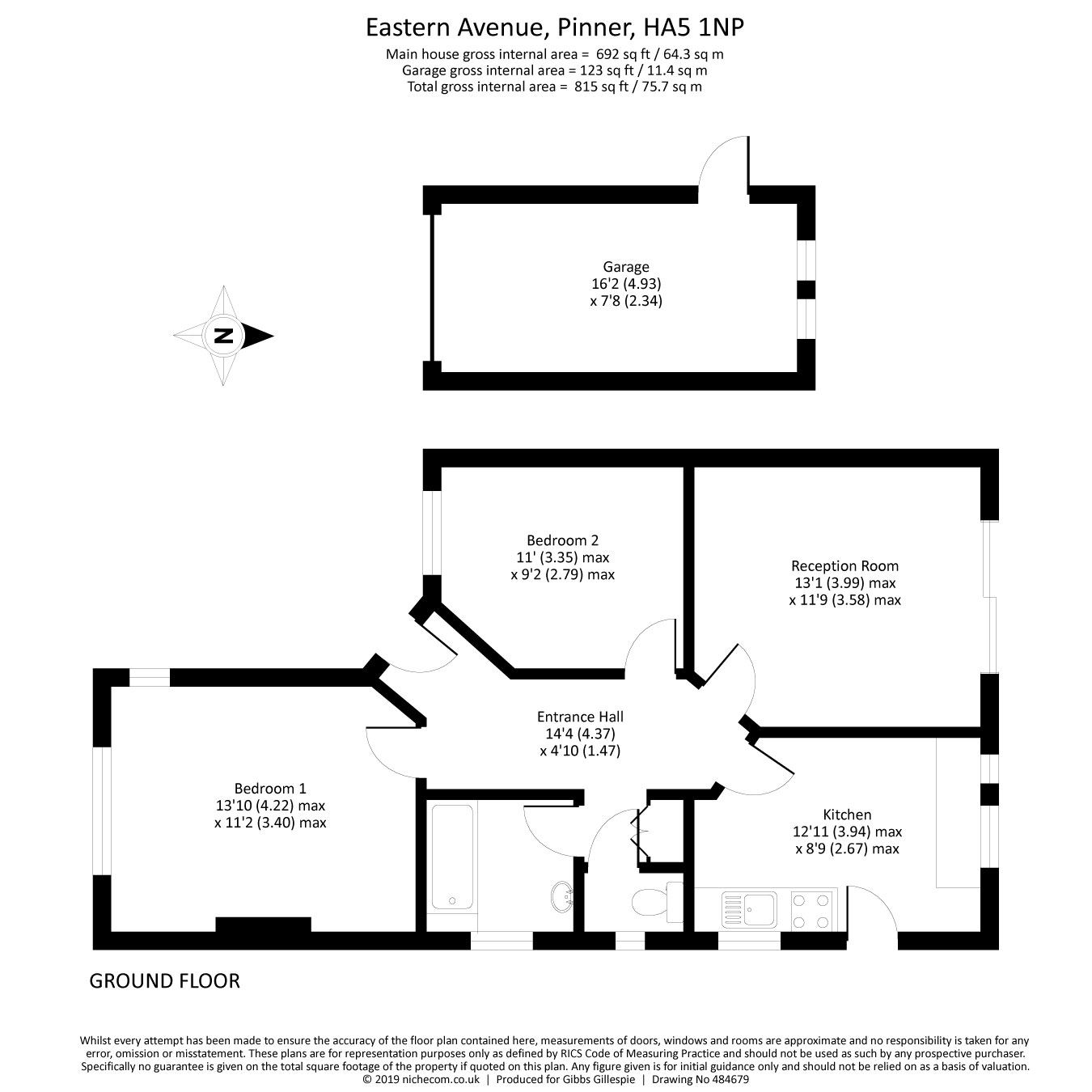 2 Bedrooms Bungalow for sale in Eastern Avenue, Pinner, Middlesex HA5