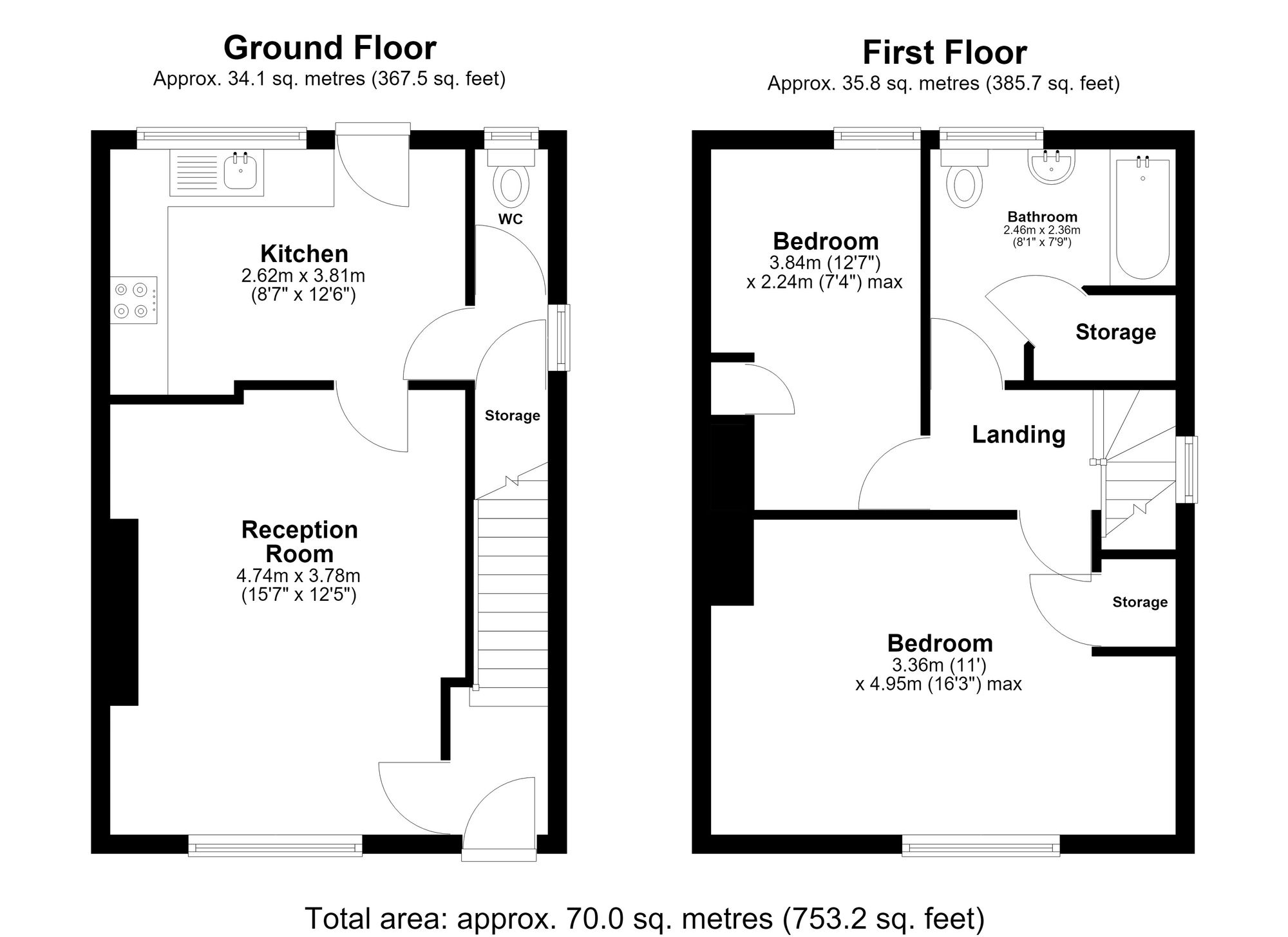 71 West Avenue, Chelmsford floorplan