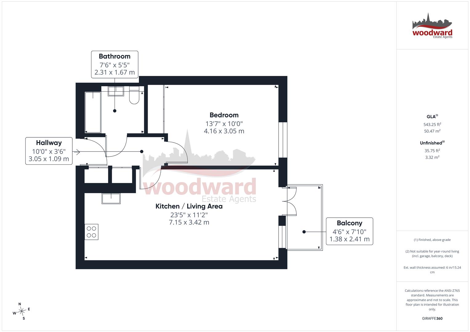 64 East Croft House, 86 Northolt Road, Harrow floorplan