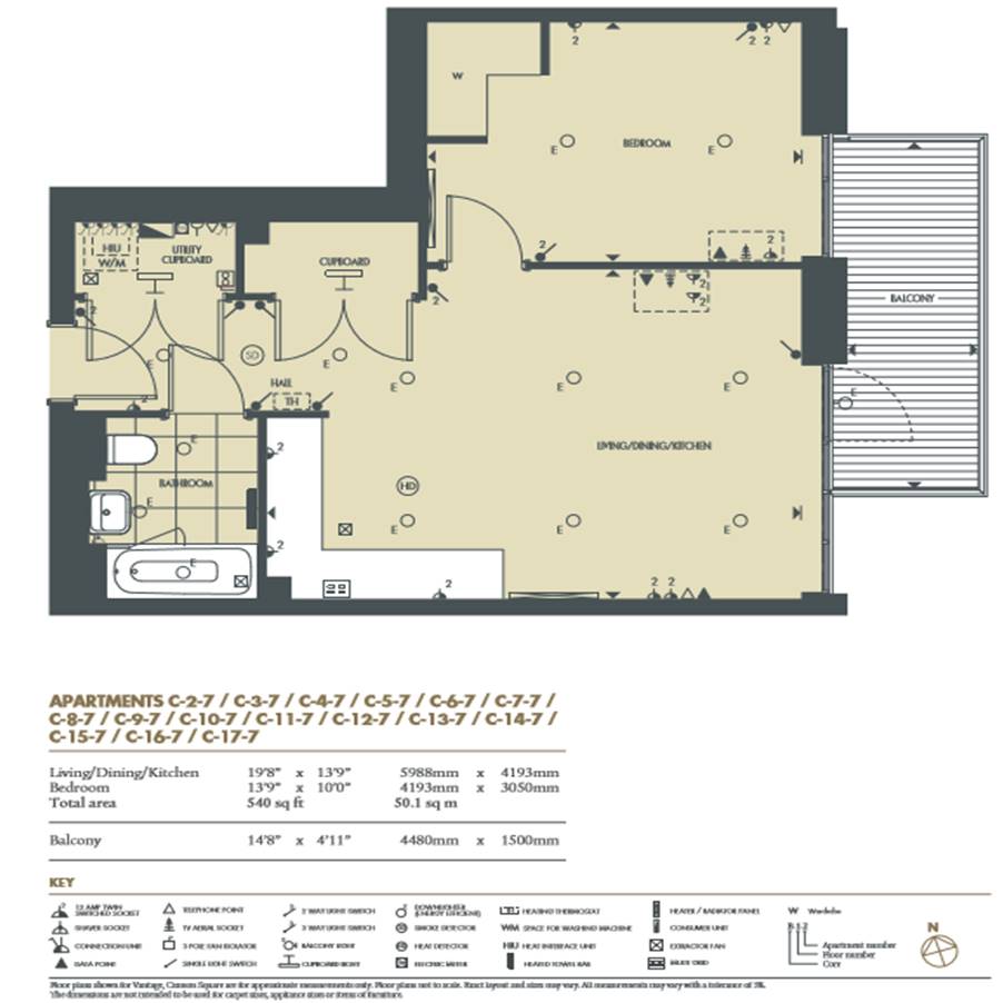 1 Bedrooms Flat to rent in Compton House, Royal Arsenal Riverside, Woolwich SE18