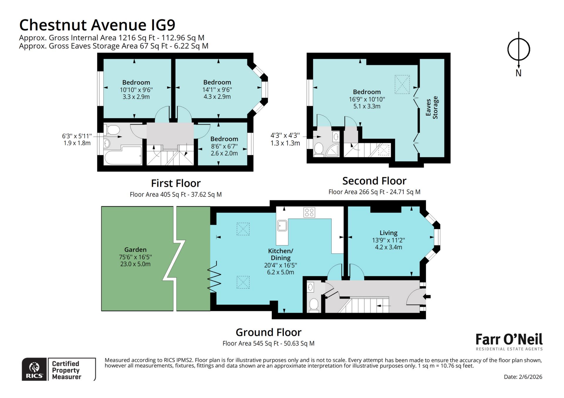 4, Chestnut Avenue, Buckhurst Hill floorplan