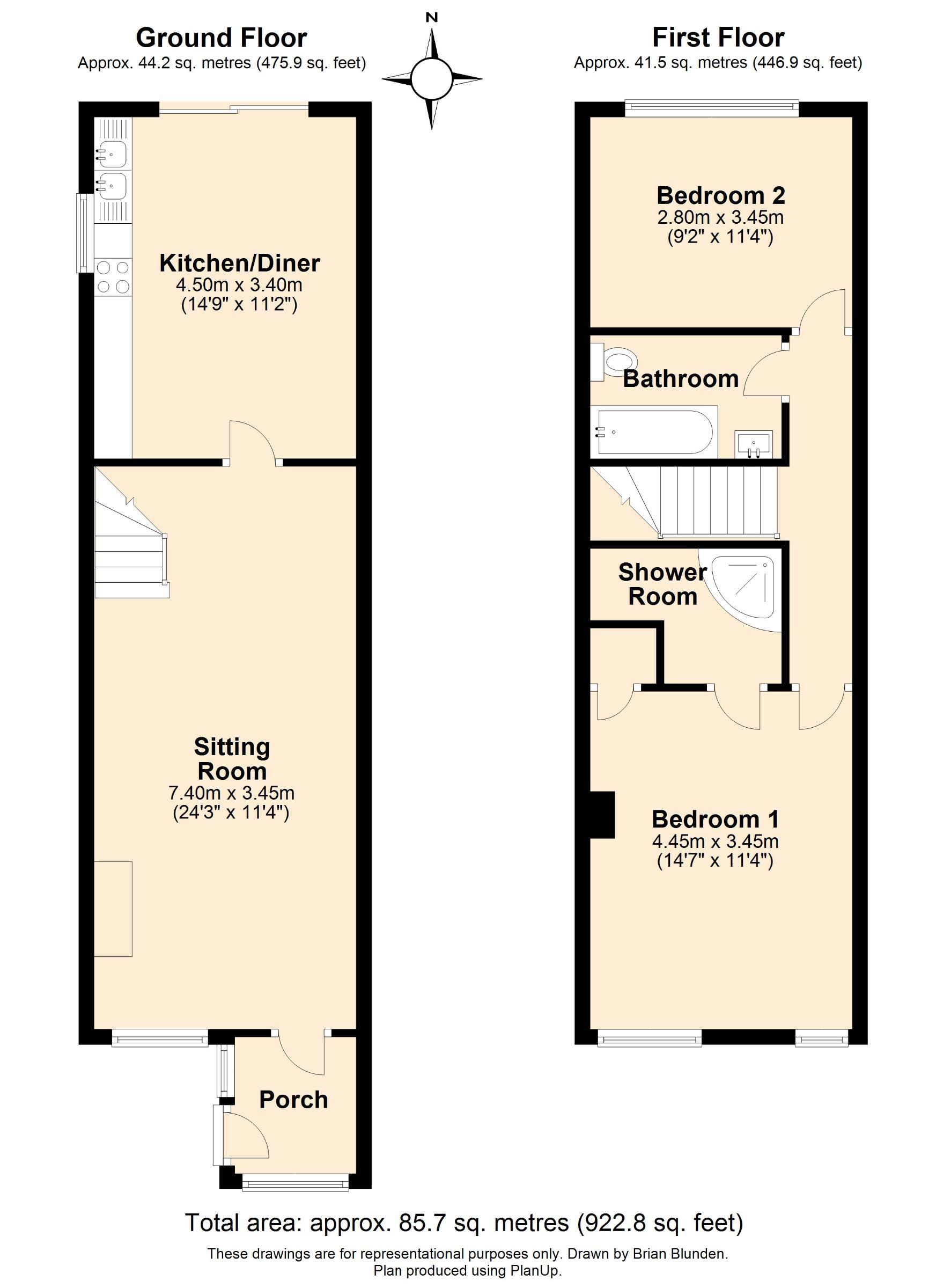 3 Sunnyside Cottages, Marsh Green Road, Edenbridge floorplan
