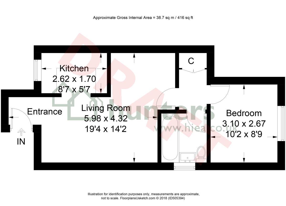 1 Bedrooms Flat to rent in Walnut Park, Haywards Heath RH16