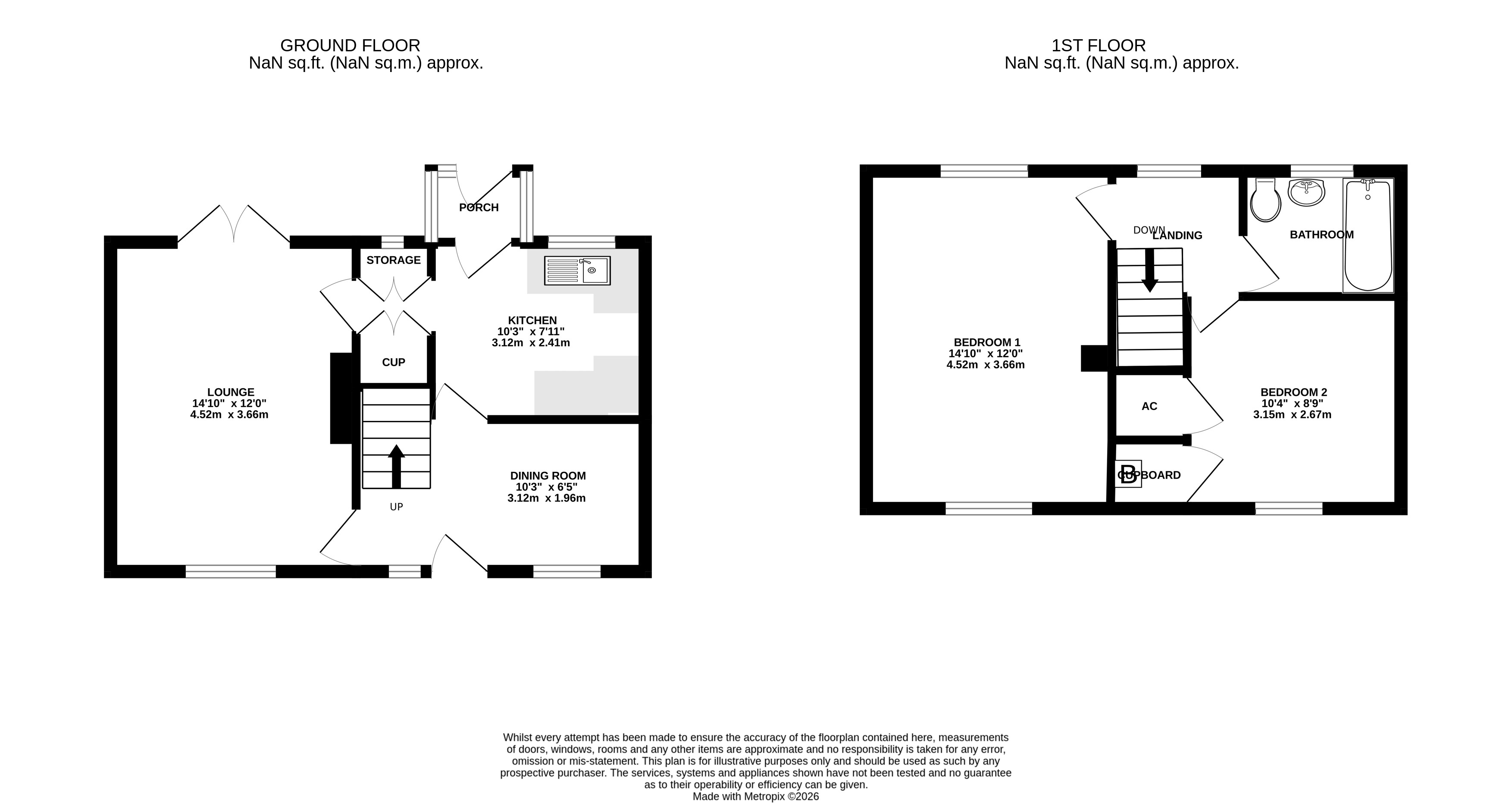 11, Gent Close, Dorset floorplan