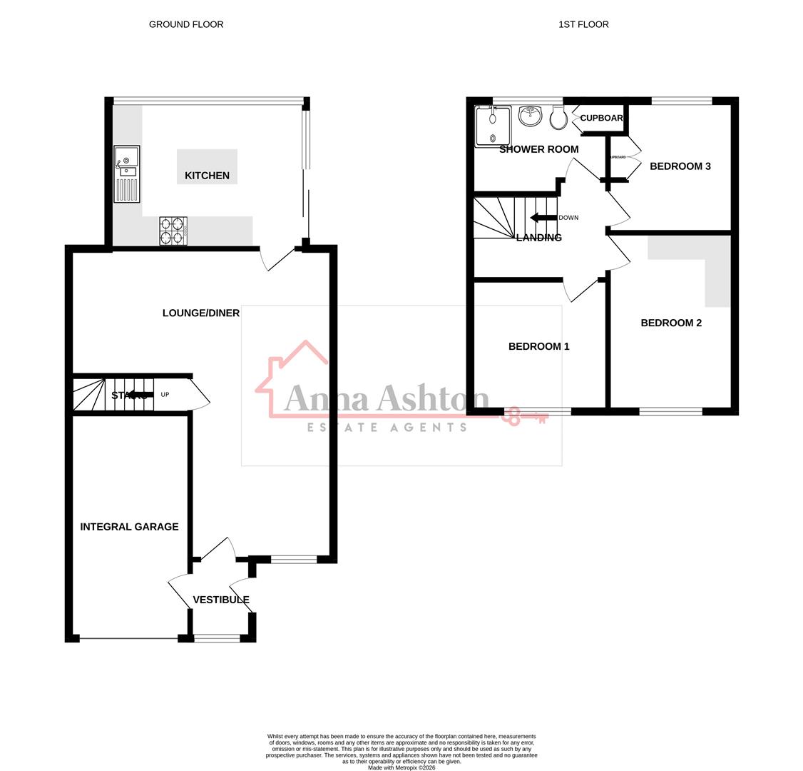 128, Teglan Park, Ammanford floorplan