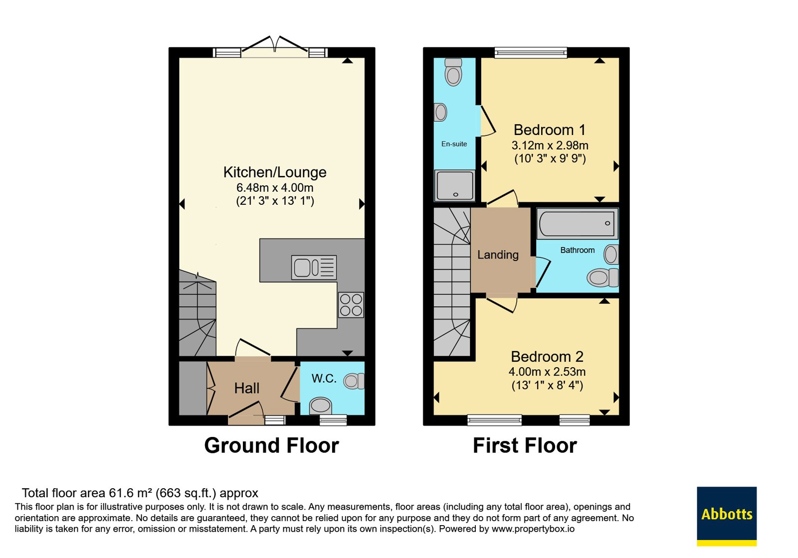 63, Overstrand Way, Norwich floorplan