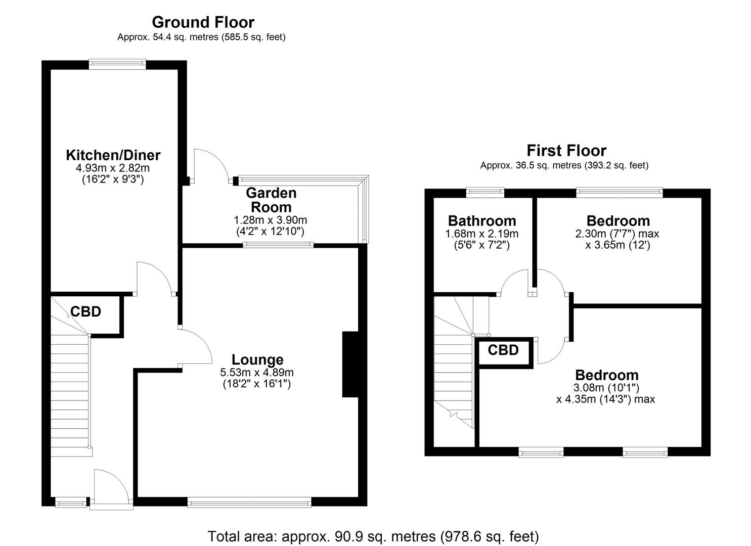 7, Dalton Fold Road, Huddersfield floorplan