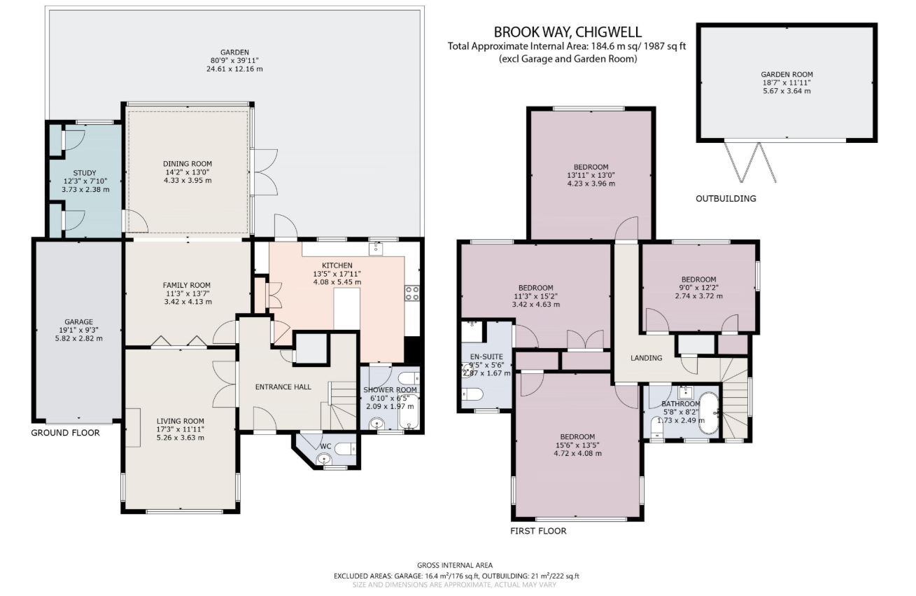 2, Brook Way, Chigwell floorplan