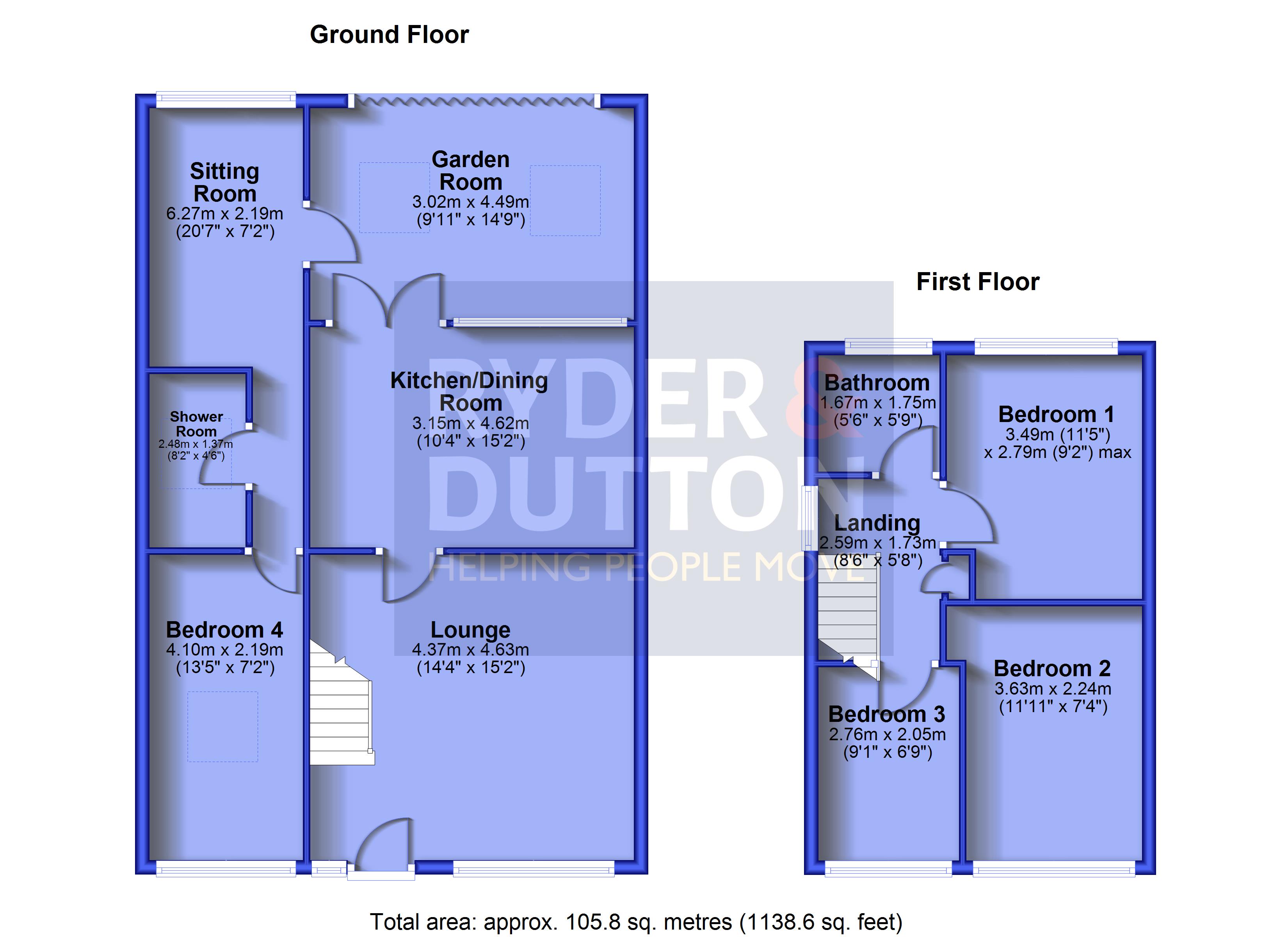 181, Hereford Way, Manchester floorplan