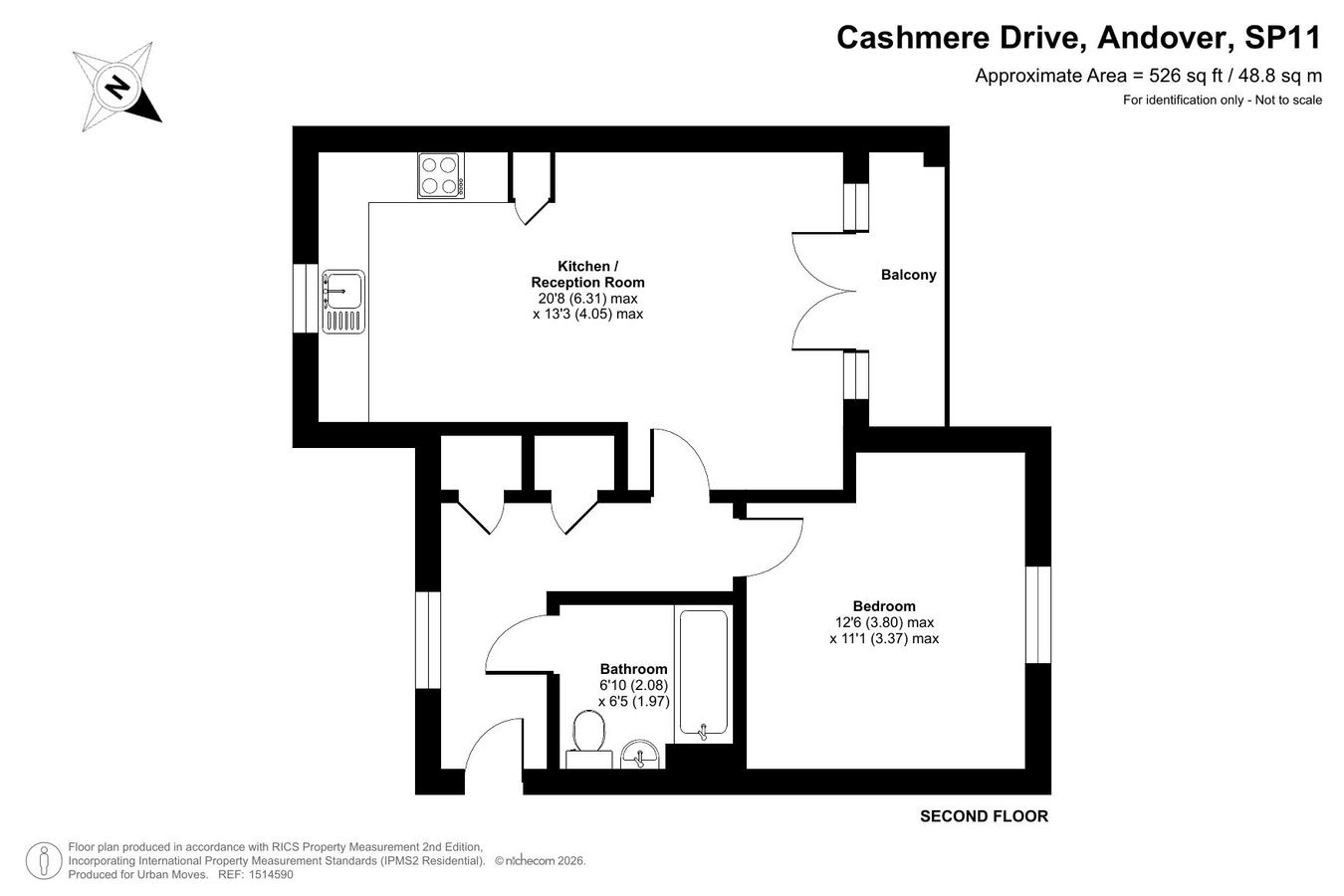 167, Cashmere Drive, Andover floorplan