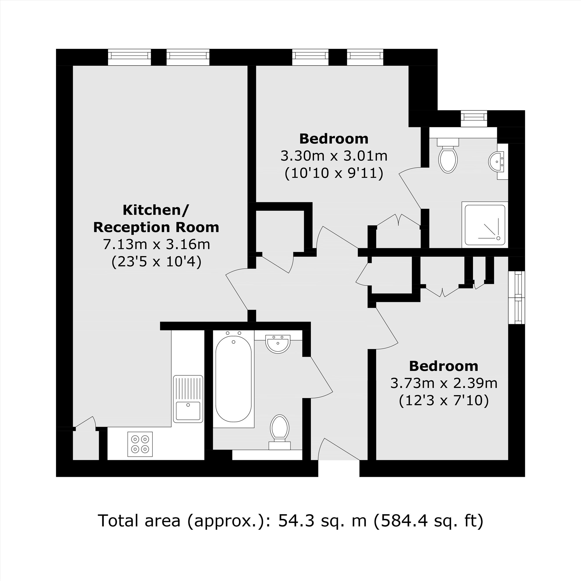 Garratt Lane, London floorplan