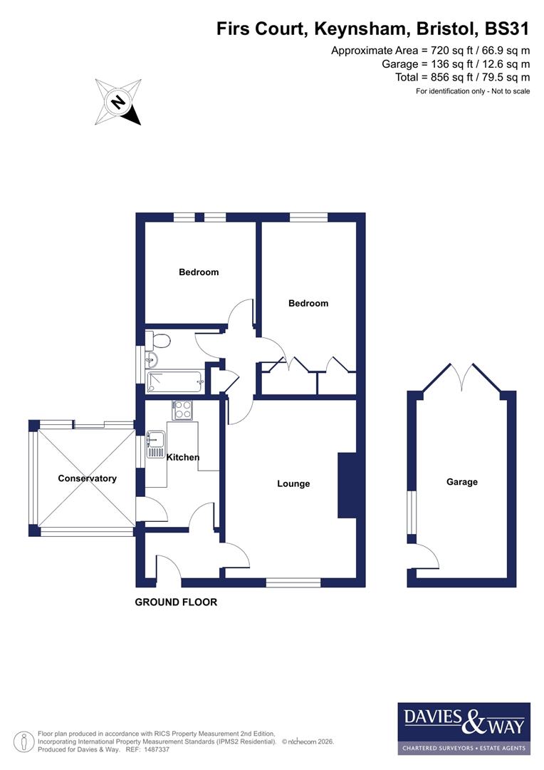 1, Firs Court, Bristol floorplan