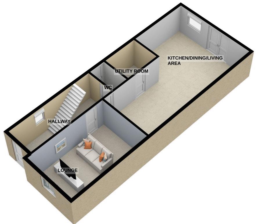 Brannock Court, Railway Street, Poyntzpass, Newry BT35, 3 bedroom semidetached house for sale