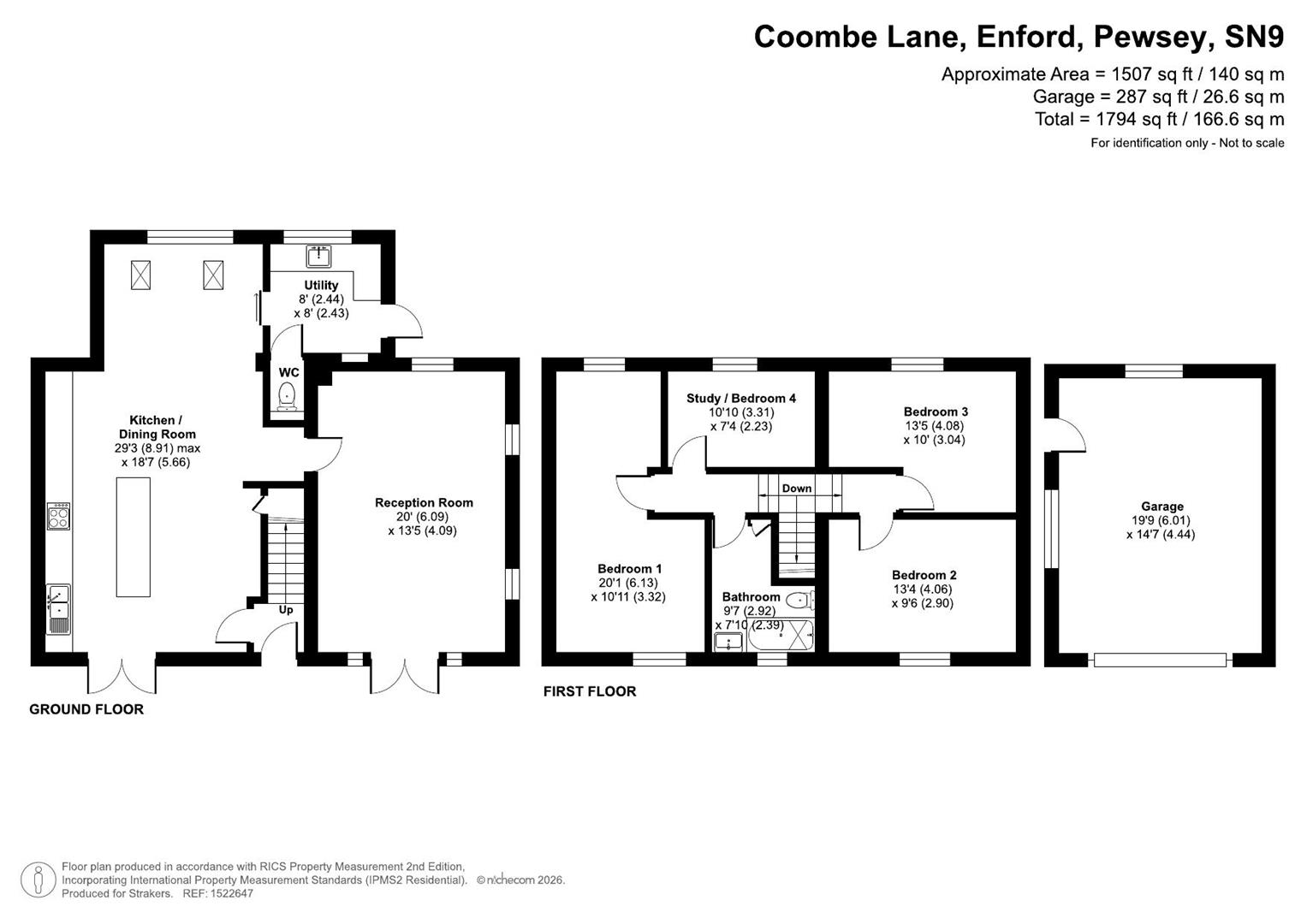 31, Coombe Lane, Enford floorplan