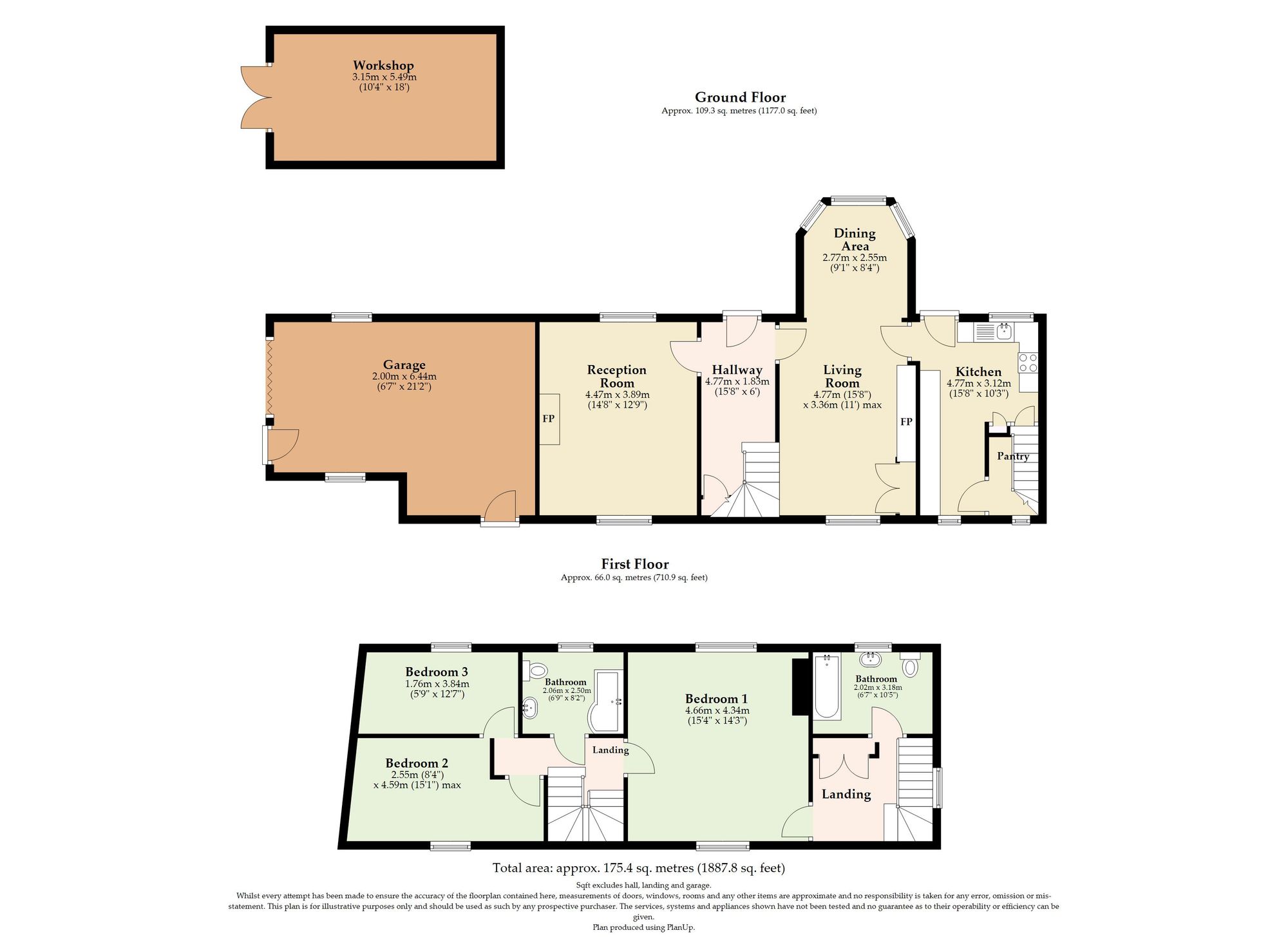 14 White Lion Road, Norwich floorplan