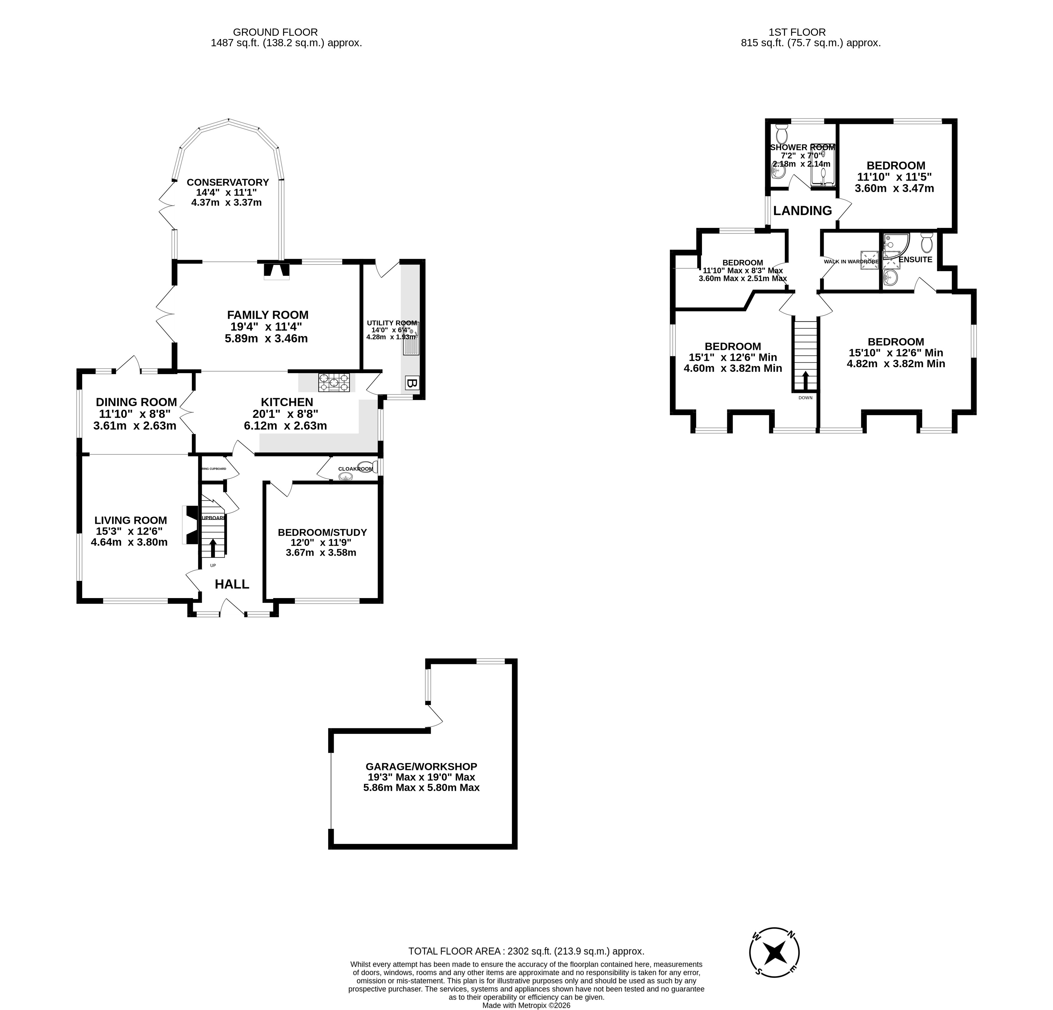 12, Daniells Walk, Lymington floorplan