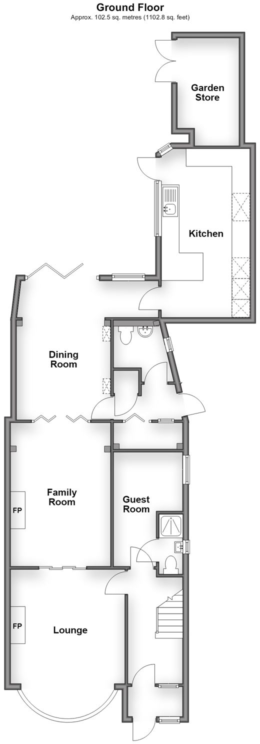 Springfield Avenue Raynes Park, London floorplan