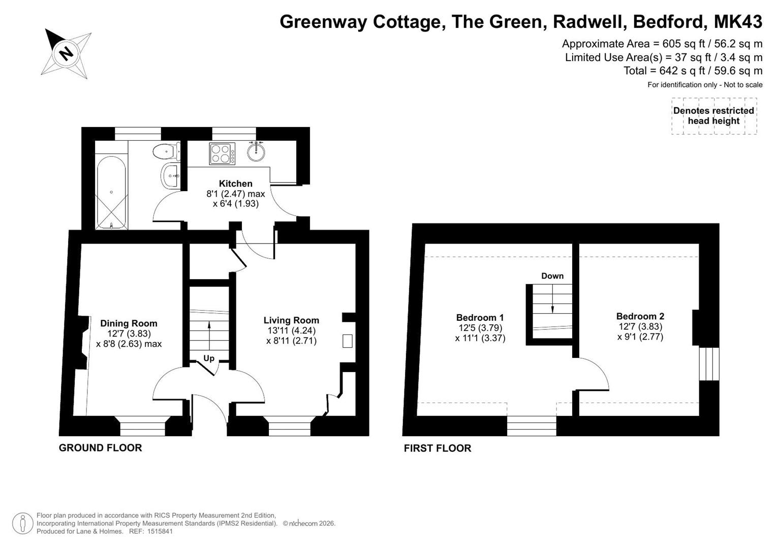 Greenway Cottage, The Green, Bedford floorplan
