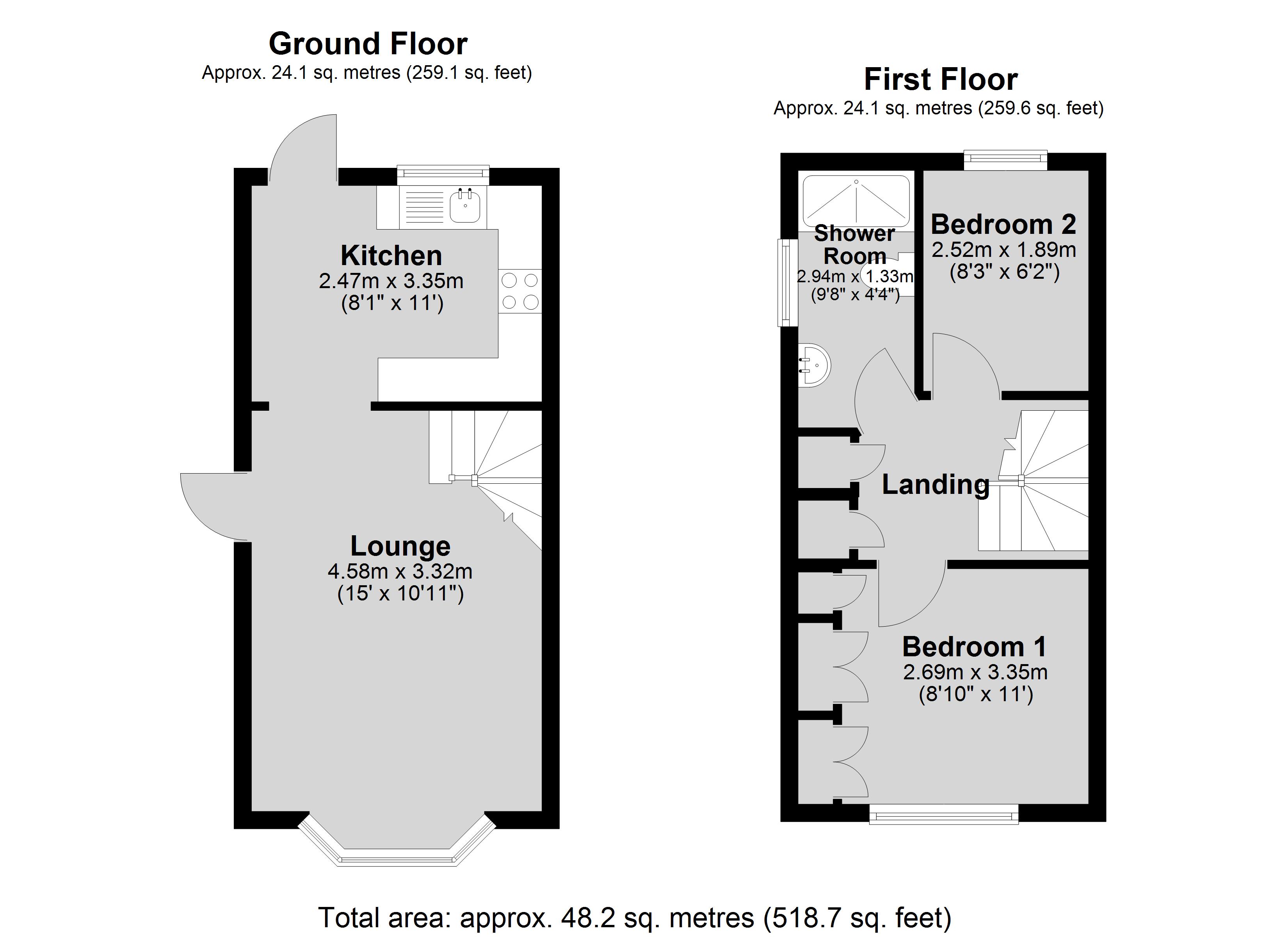 5, Megs Lane, Lincoln floorplan