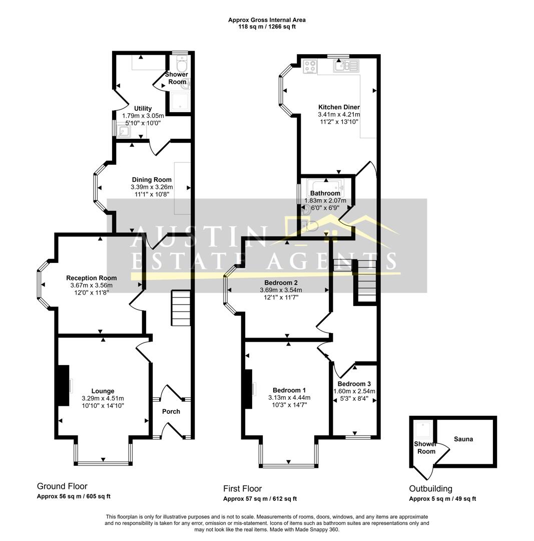 52, Alexandra Road, Weymouth floorplan