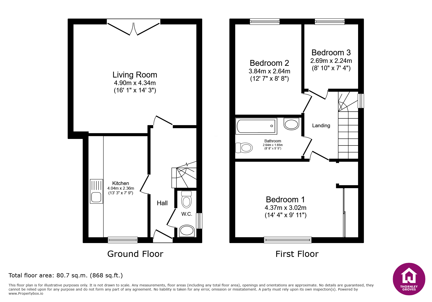 5, Fir Grove, Tattenhall floorplan
