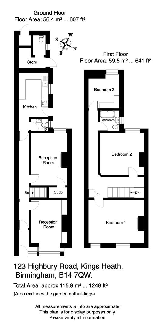 123, Highbury Road, Birmingham floorplan