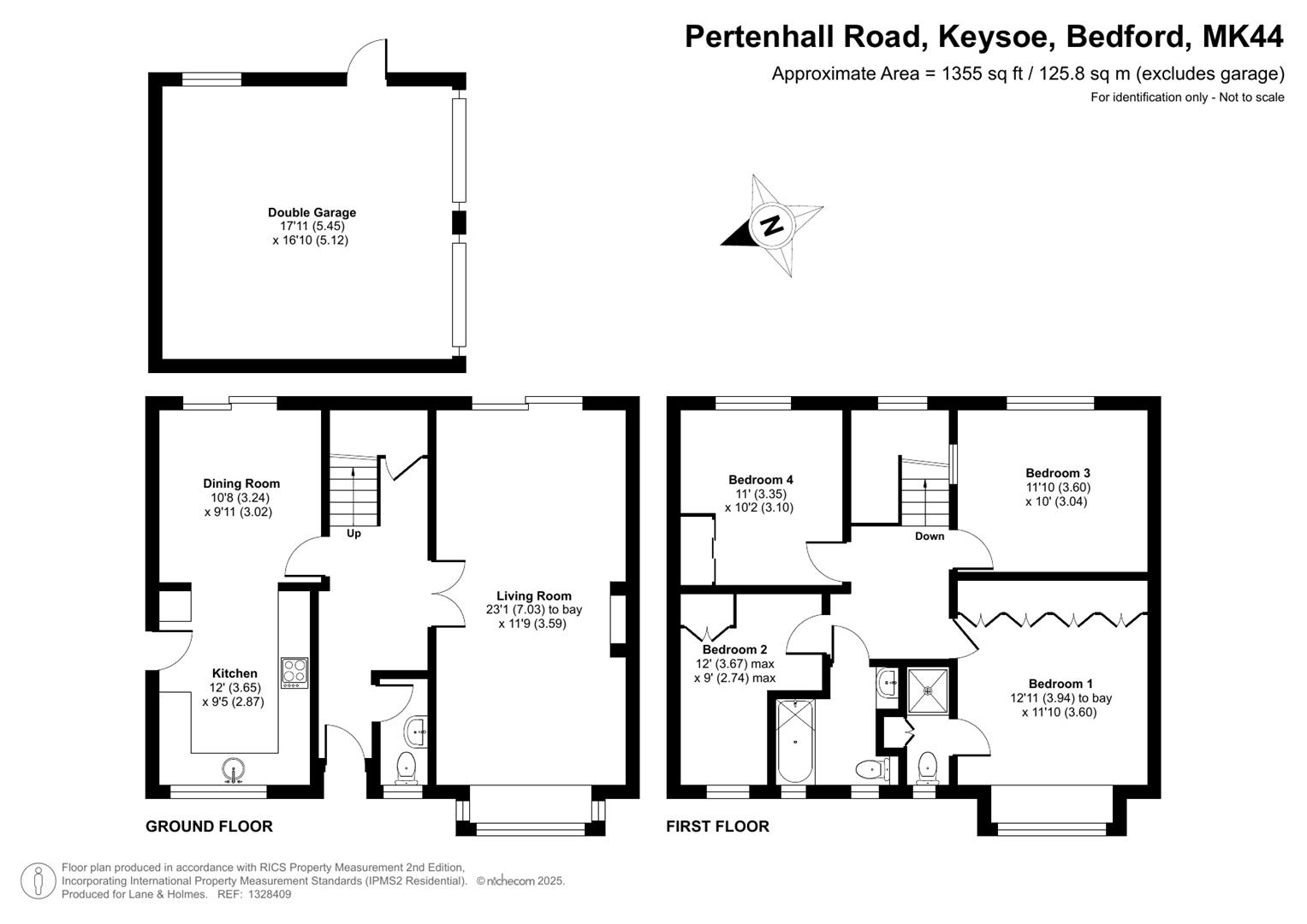 The Maples, Pertenhall Road, Keysoe floorplan