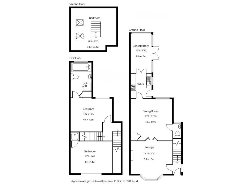 44, Send Road,, Send floorplan
