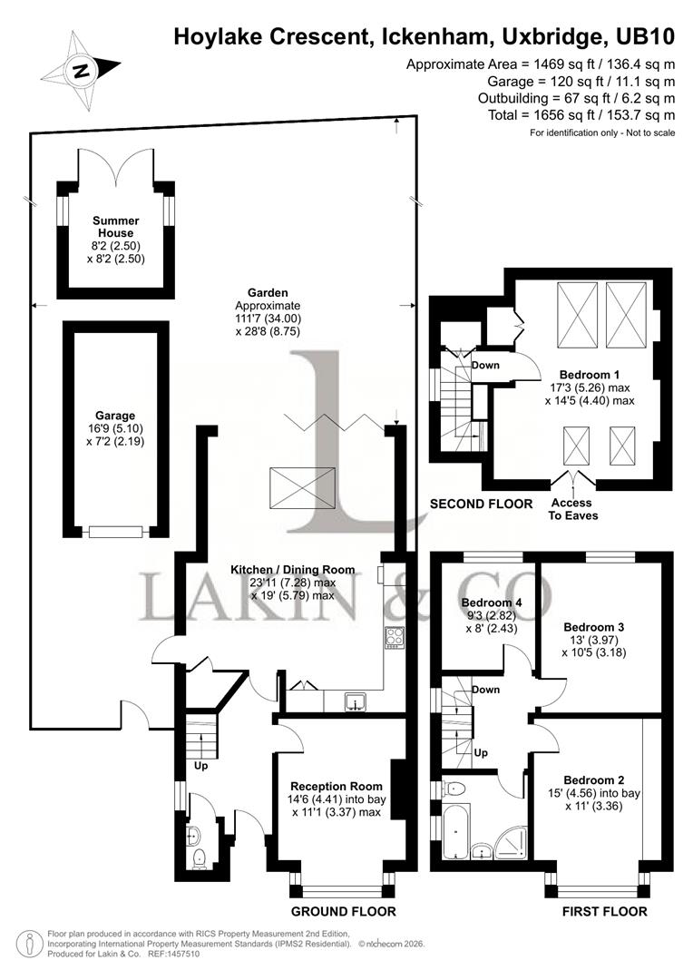 190, Hoylake Crescent, Ickenham floorplan