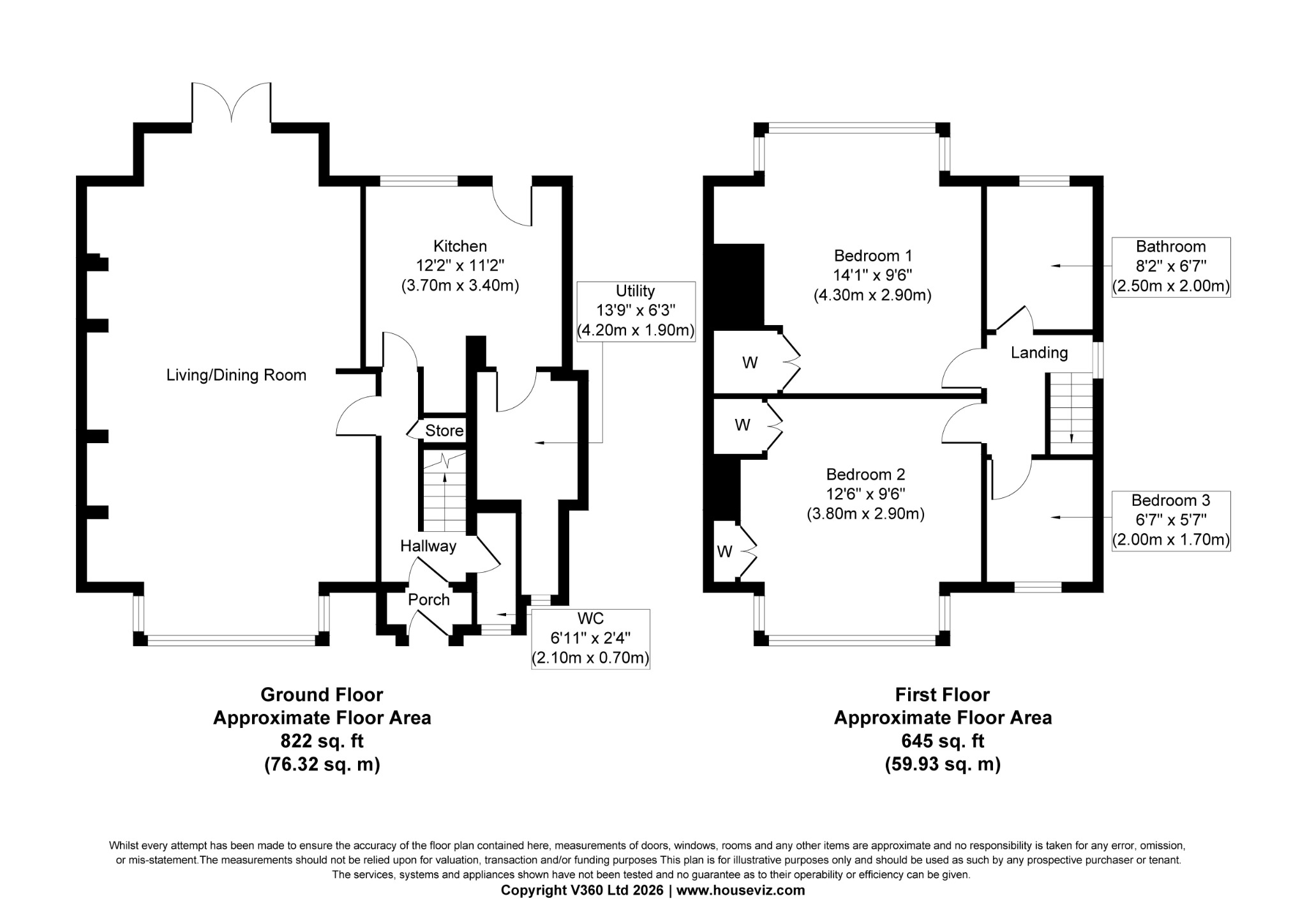 87, Fellows Lane, Birmingham floorplan