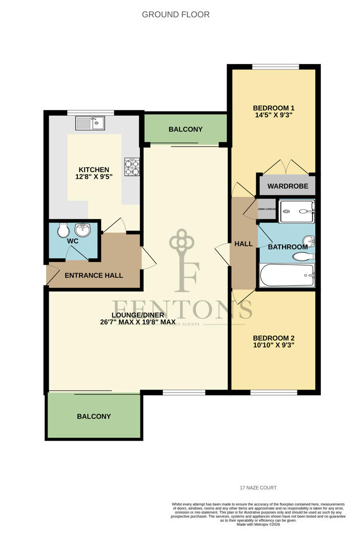 17 Naze Court, Old Hall Lane, Walton-on-the-Naze floorplan