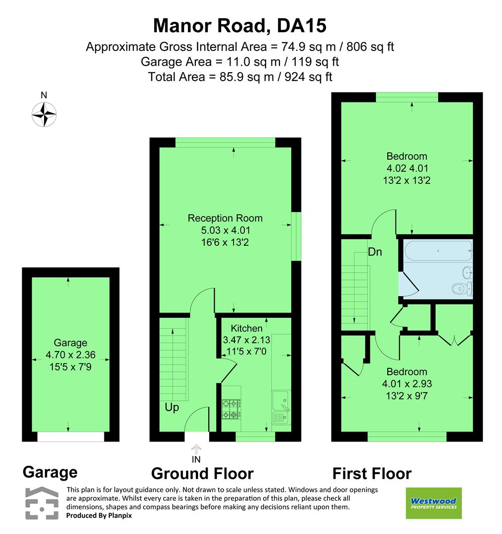 Manor Road, Sidcup floorplan