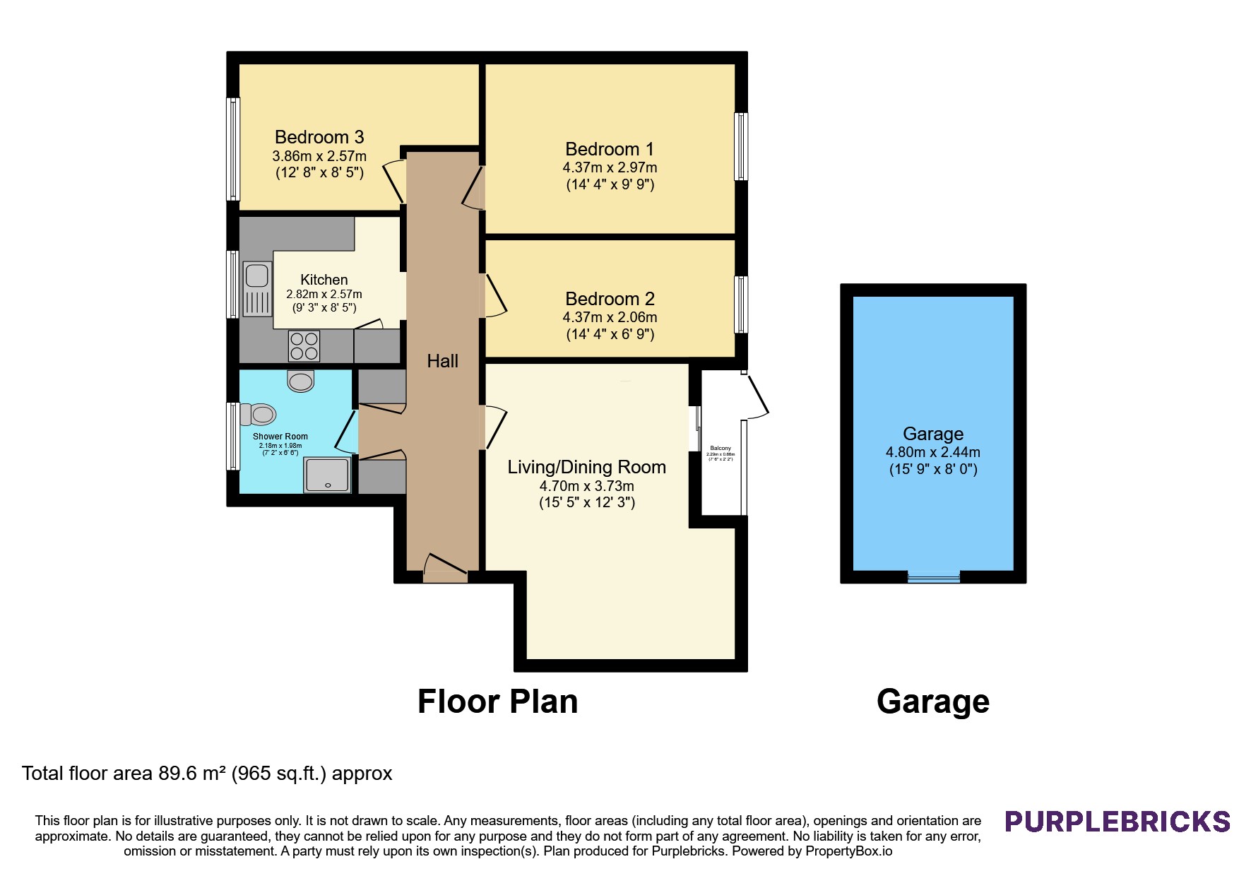 40, Waters Drive, Staines-upon-Thames floorplan