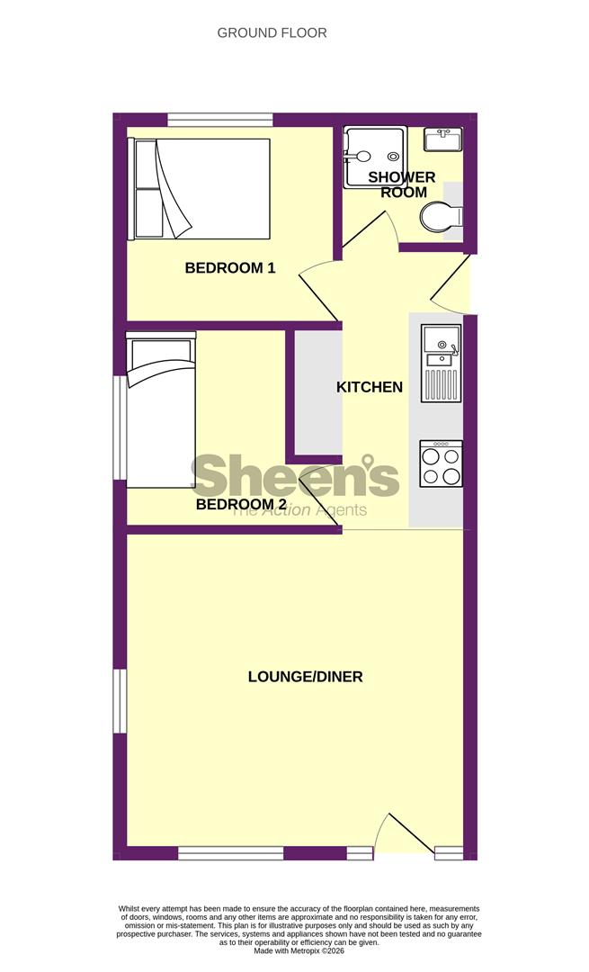 Meadow Way, Jaywick Village floorplan