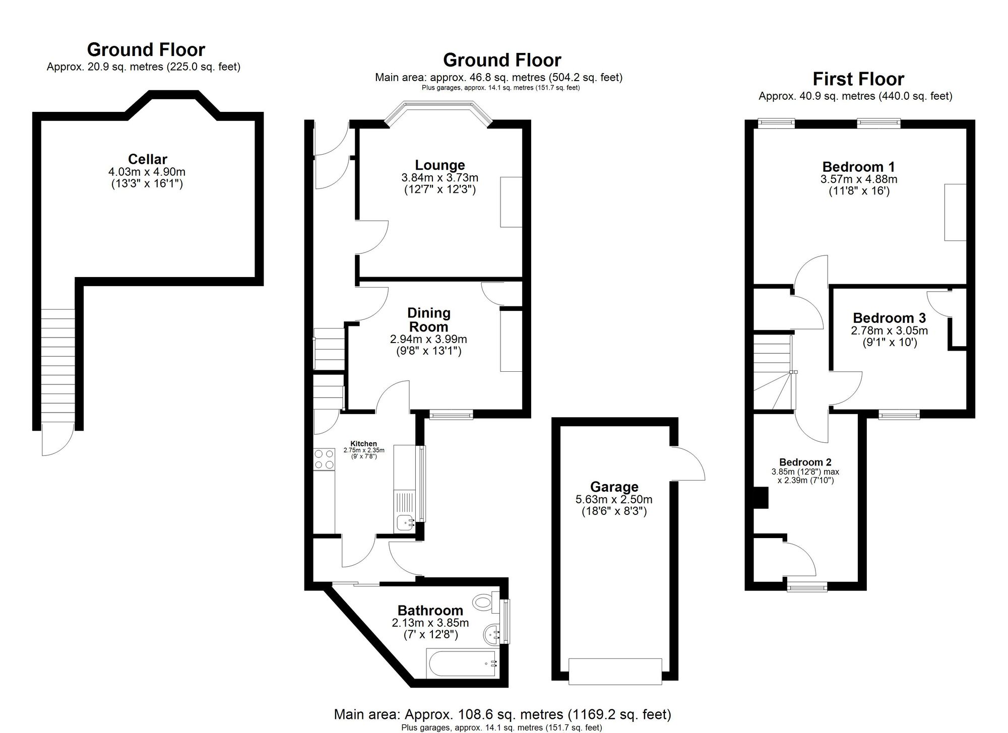 52 Melbourn Road, Royston floorplan