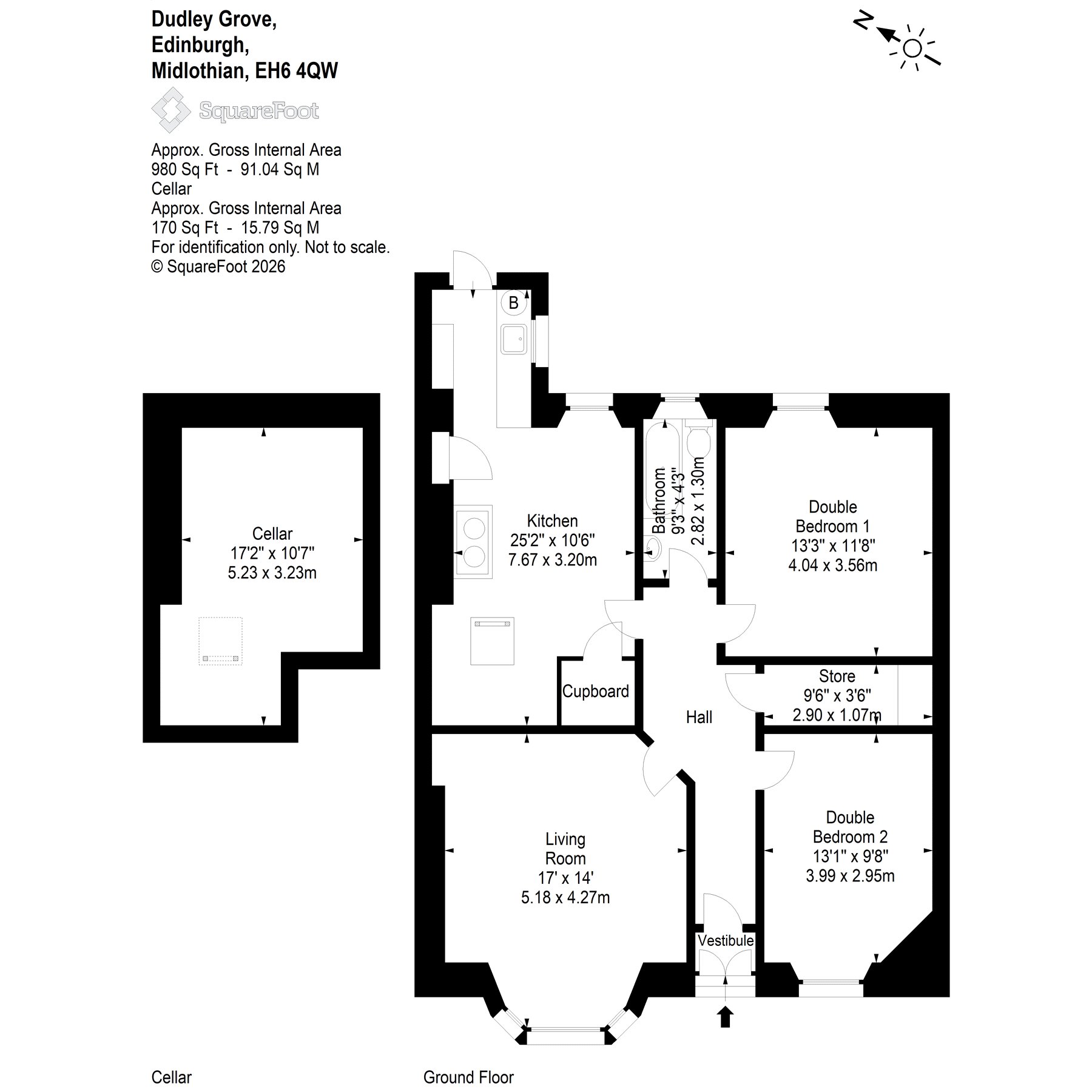 26, Dudley Grove, Trinity, Edinburgh, EH6 floorplan