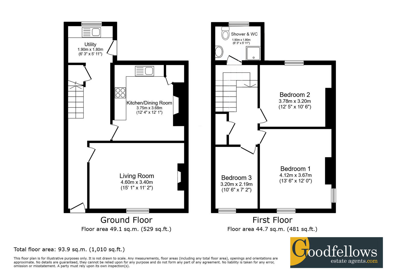 31, Orchard Terrace, Newcastle upon Tyne floorplan