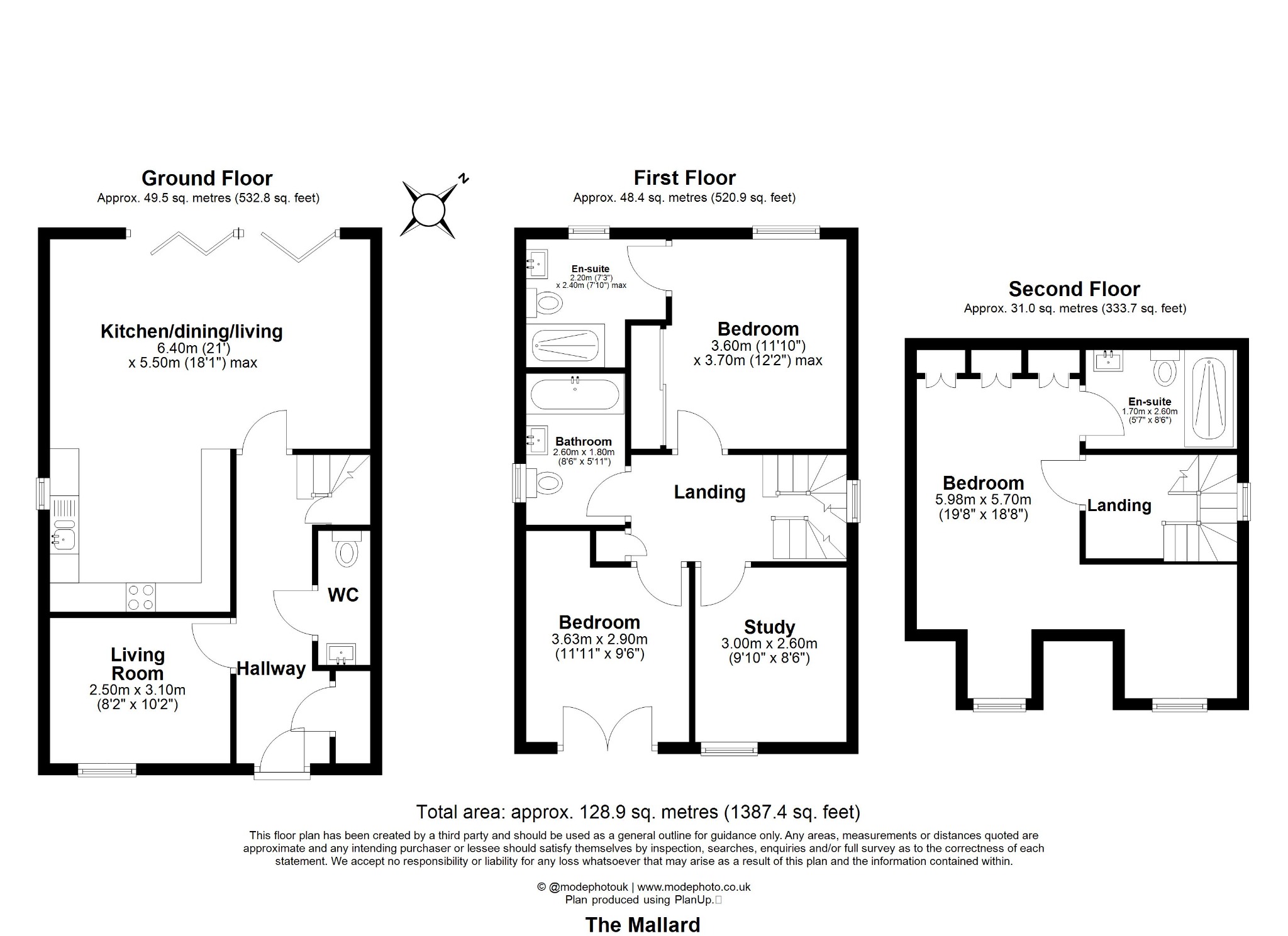 Plot 47, The Mallard, Old Nazeing Road floorplan